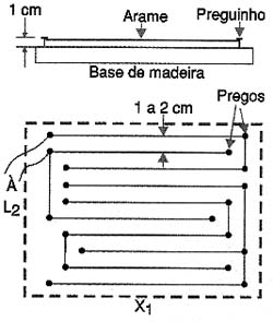 Armadilha sobre plataforma de madeira. 