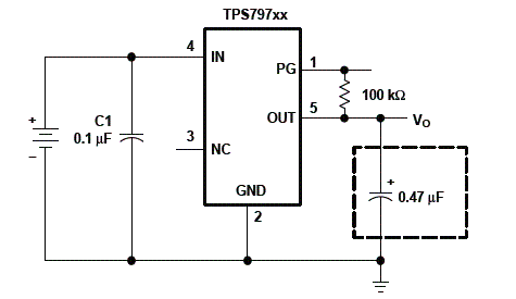 Circuito de aplicação. 