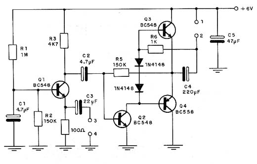  Amplificador para Intercomunicador 