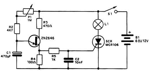  Timer com Unijunção e SCR 