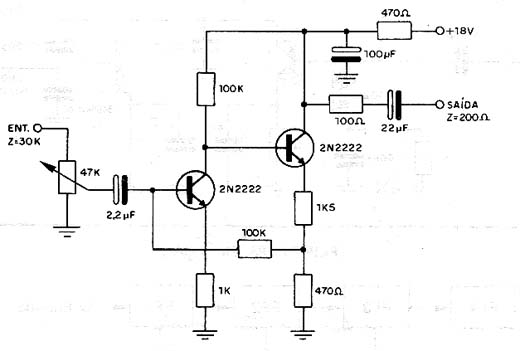  Amplificador de Áudio de 10 dB 