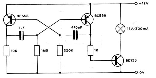  Pisca-Pisca 12 V - 300 mA  (efeitos de luz e som) 