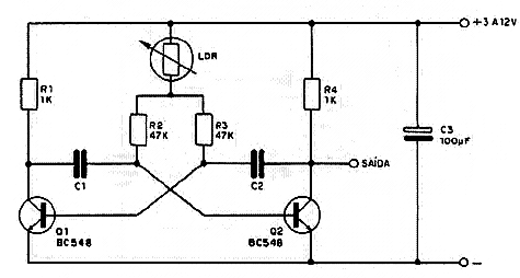  Foto Multivibrador Astável 