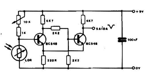  Foto-Disparador com LDR 