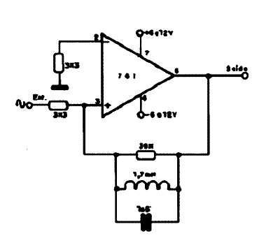  Filtro de 100 kHz com o 741 