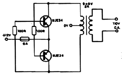  Inversor 12 V Para 110 V 