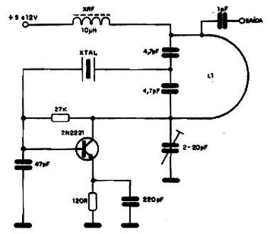  Oscilador Até 200 MHz 