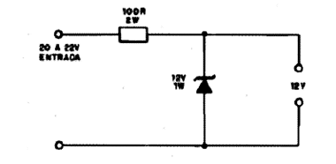  Regulador de 12 V x 100 mA 