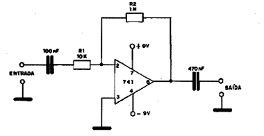  Amplificador com Ganho 100 