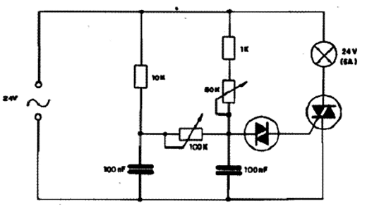  Controle de Potência Para 24 V 