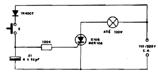  Temporizador com SCR 