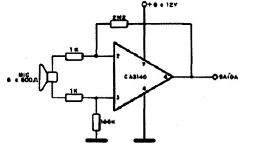  Préamplificador Para Microfone Dinâmico 