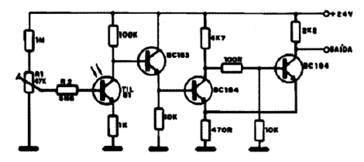 Foto-Disparador com Transistores 
