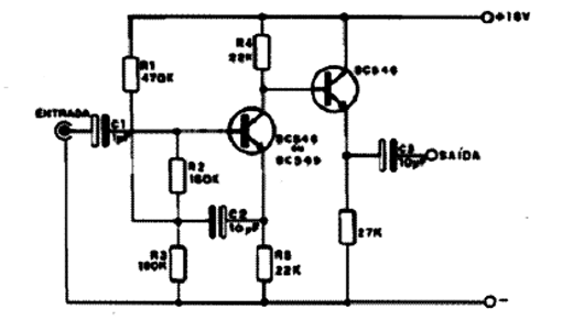  Amplificador de Alta Impedância  