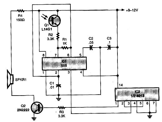  Oscilador Controlado Pela Luz - 555 