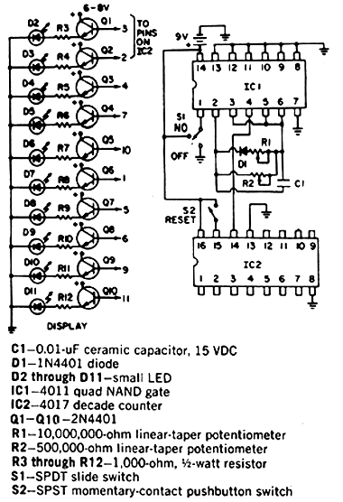  Sequencial de LEDs 