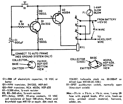  Temporizador de 12 V 