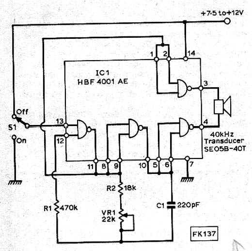  Controle Remoto Ultrassônico 