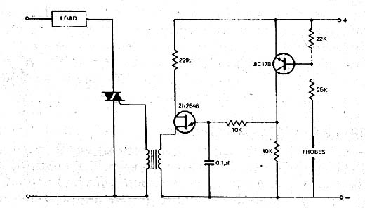  Sensor de Umidade ou Vazamento com Triac 