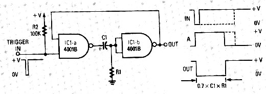  Monoestável CMOS com o 4001 (2) 