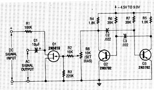 Conversor AC-DC com JFET
