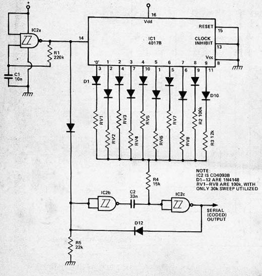 Encoder com o 4017
