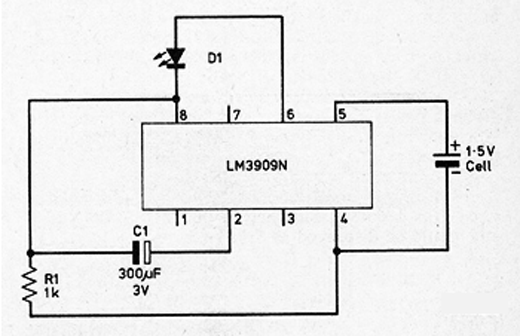 Pulsador LED de Muito Baixo Consumo – LM3909
