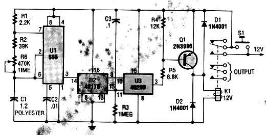  Timer de 10 a 100 minutos com o 555 