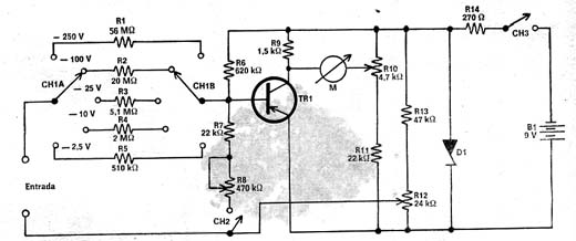  Voltímetro Transistorizado 