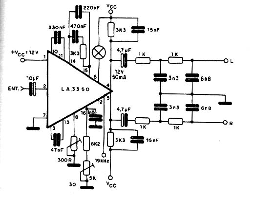  Decodificador FM Estéreo - LA3350 