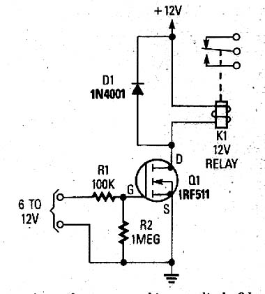  Relé Sensível Com MOSFET 