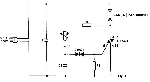  Regulador de Luz de 1000 W 