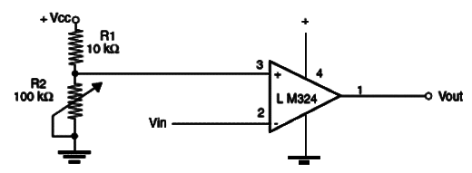 Comparador de Tensão Básico LM324 (2)
