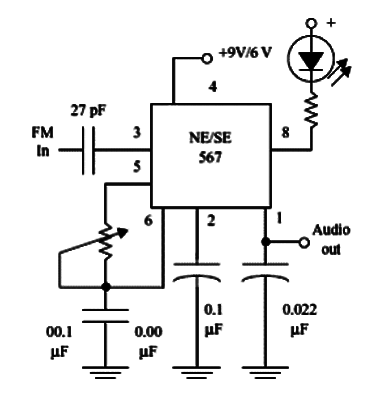 Detector de FM LM567
