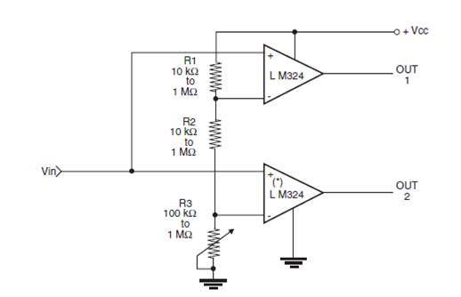 Comparador Duplo LM324
