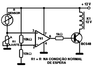 Disparo de Relé com Sensor Resistivo
