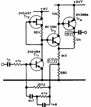  Amplificador para pequenos sinais 
