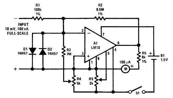  Amplificador para instrumentação analógica
