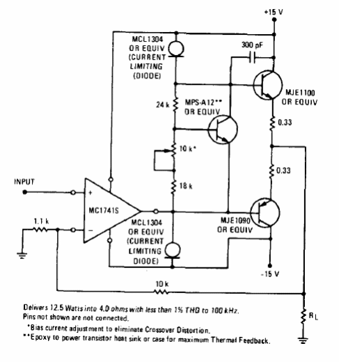  Amplificador com o 741 
