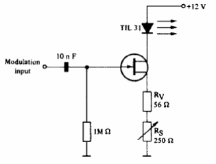  Modulador Infravermelho com FET 
