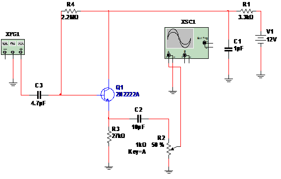    Figura 1 – Circuito do casador de impedâncias.
