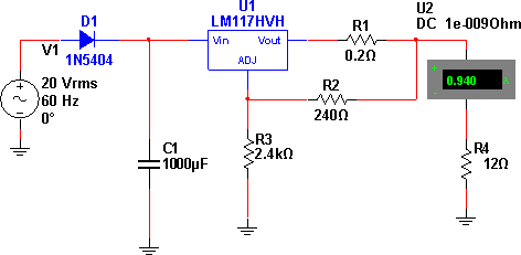 Carregador de baterias de 12 V. 