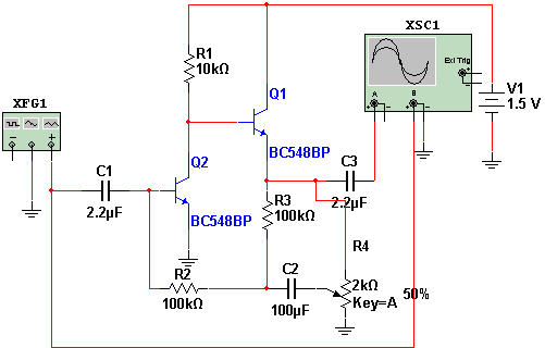  Amplificador de 1,5 V 