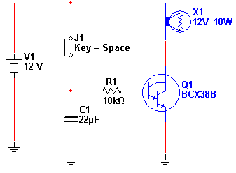  Timer de 1 Transistor Darlington 