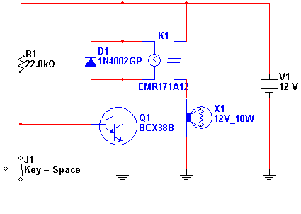  Alarme com 1 Transistor Darlington 