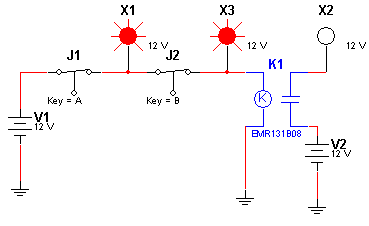  Porta NAND com Relé 