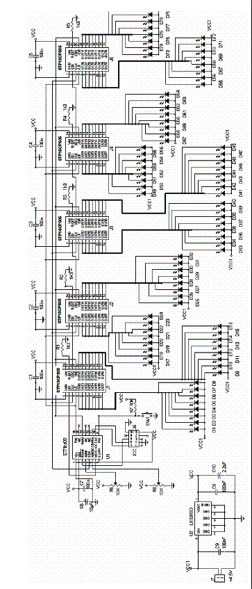  Circuito para 80 LEDs. 