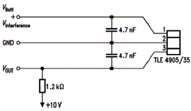 Circuito típico de sensor. 