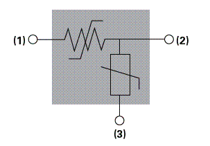 Diagrama elétrico do dispositivo de proteção da Tyco. 