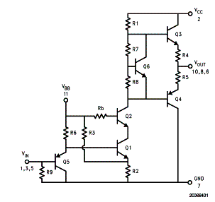   Figura 2 - Circuito equivalente.
